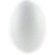 Яйцо - заготовки из пенопласта EFCO  - Форма из пенопласта Яйцо 8 см 
