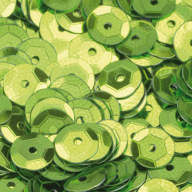 Пайетки граненые EFCO 6 мм - Пайетки круглые чашечки, цвет светло-зеленый