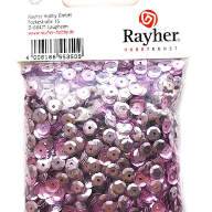 Пайетки круглые граненые RAYHER 6 мм - Пайетки круглые граненые RAYHER 6 мм