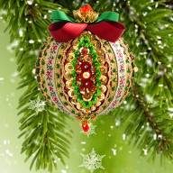 FS-076 Ёлочный шар Дикий сад - FS-076 Ёлочный шар Дикий сад