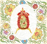 FS-124 Декоративное яйцо Фантазия