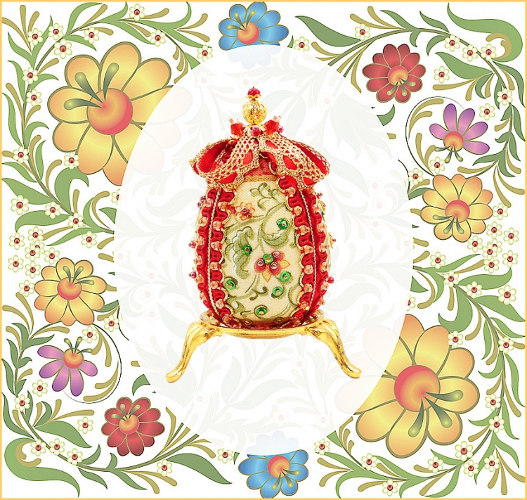 FS-124 Декоративное яйцо Фантазия